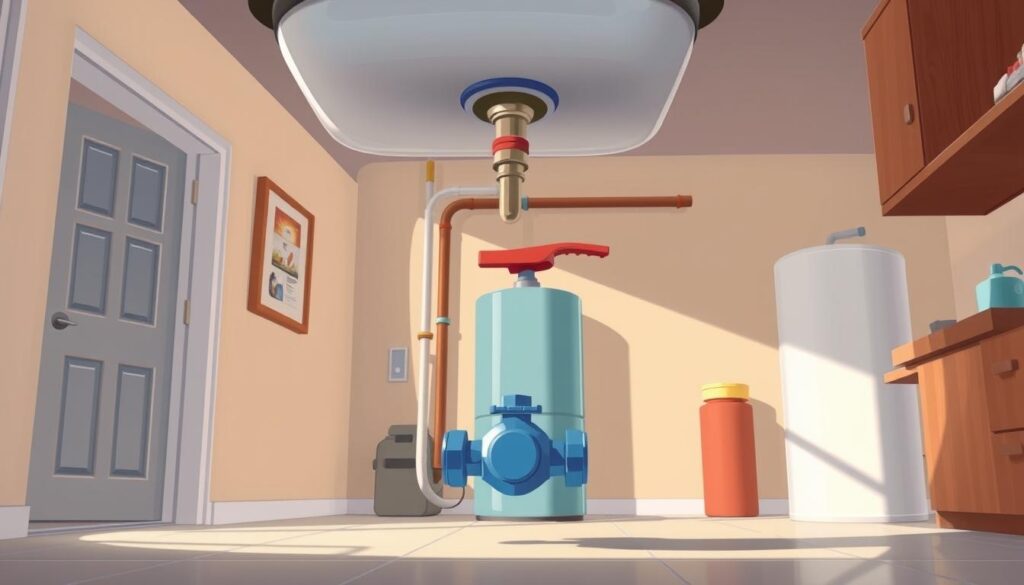 main shut off valve location