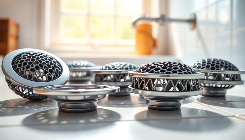 drain screens preventing clogs