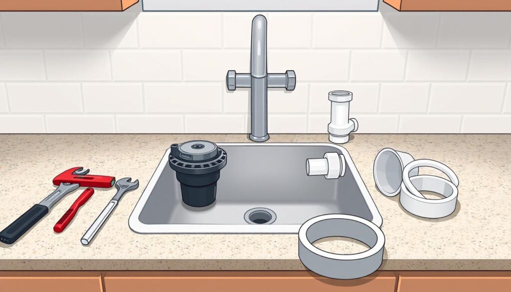 garbage disposal installation preparation