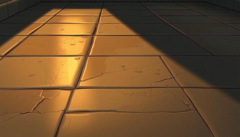 signs of a water leak in the slab